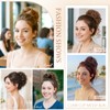 Messy Bun Hair Piece, Wavy Claw Clip Hair Bun Extension,