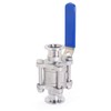 QiiMii Stainless Steel 304 Vacuum Ball Valve Clamp Valve with