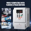 VEVOR VFD 3HP, 2.2KW, 10A, 1 Phase 220V-240V Input to