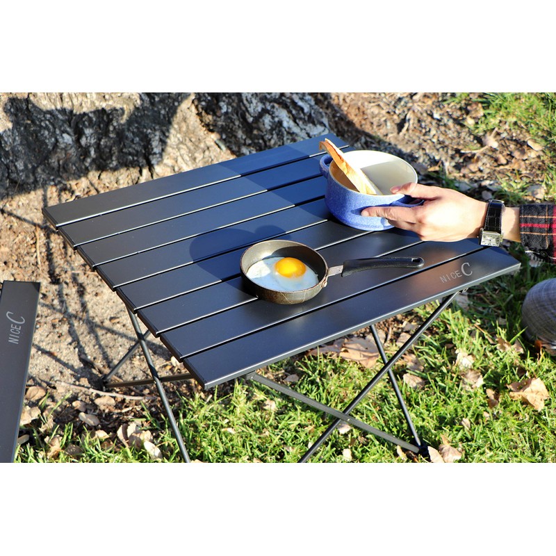Nice C Folding Table, Portable Camping Table, Aluminum Collapsible Table