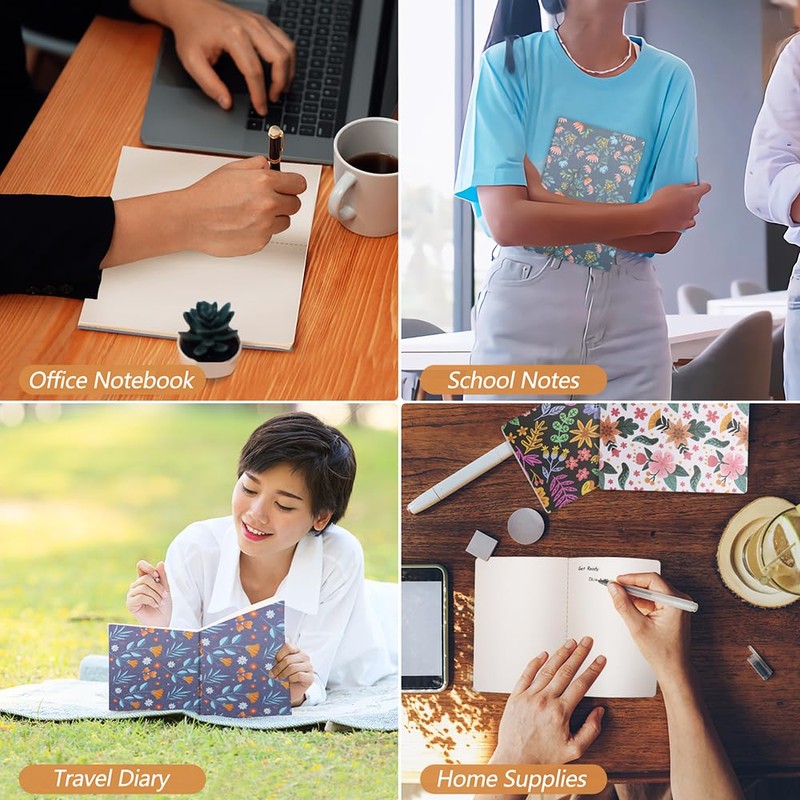 Composition Notebook Journals -12 Pack with 60 Lined Pages, 30