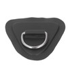 6Pcs PVC D Ring Patch Elastic Rope Set Stainless Steel