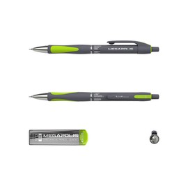 1 Mechanical Pencil + 20 Replacement Leads 0.5 mm HB ErichKrause Megapolis Mechanical Pencil