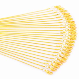 Gold Chain 18K Gold Plated Snake Chains for Necklace Jewelry Making 24pcs 1.2mm 16 18 20 24inch (24inch)