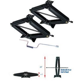 Ultra-Fab Products 48-979002 - Ultra Scissor Jacks - 24" with Hand Crank
