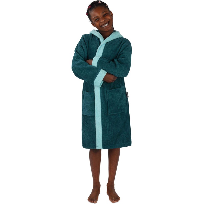 normani Children's Bathrobe with Hood 100% Organic Cotton - for