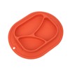 Divided Baby Plate Sucker Suction Cup AntiDrop Bowl Silicone Skidproof