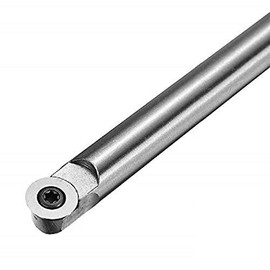 ChaRLes Wood Turning Tool with Wood Carbide Insert Cutter Round Shank Woodworking Tool / Aluminium Alloy Handle - One