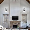 Monaxon Farmhouse Bear Wall Sconce Light with Shade, E26 Base