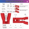 MAPVOLUT 280-Piece Universal Zipper Repair Kit - Fix Jackets, Luggage,