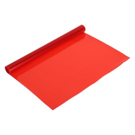 X AUTOHAUX Headlight Taillight Tint Film, Front Rear 39.37"x11.81" Car Fog Light Vinyl Sheet Cover PVC Red, 1 Pc
