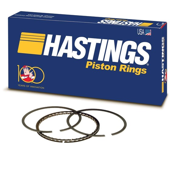 Hastings Piston Rings 2D7367 1-Cyl Ring Set Ceramic Chrome