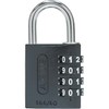 ABUS Combination Padlock 144/40 Lock-Tag Aluminium Black