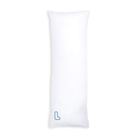 snuggL Standard Body Pillow with Cool Hypoallergenic Fibers (2 Cases, Cumulus White)