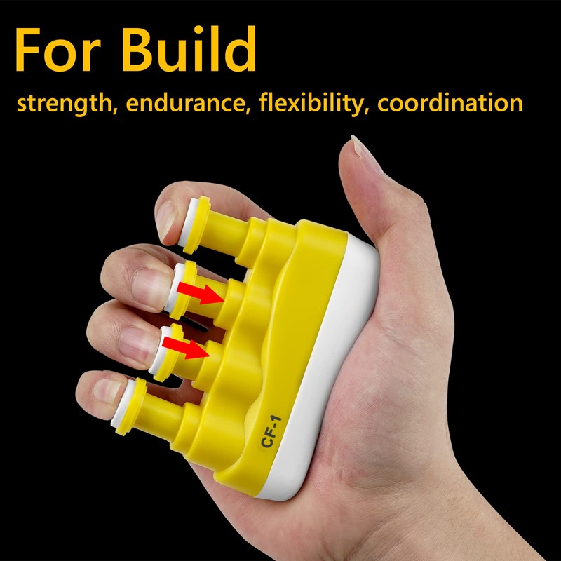 Musiin Finger Strengthener for Guitar Players Finger Resistance Training, Guitar