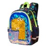 Sunveno Children's Backpack, Sequins Flashing Bag, Green