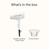 Conair Double Ceramic Travel Dryer with Concentrator & Folding Handle,