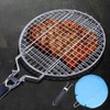 Grill Basket - Stainless Steel BBQ Portable Folding Grilling Grate