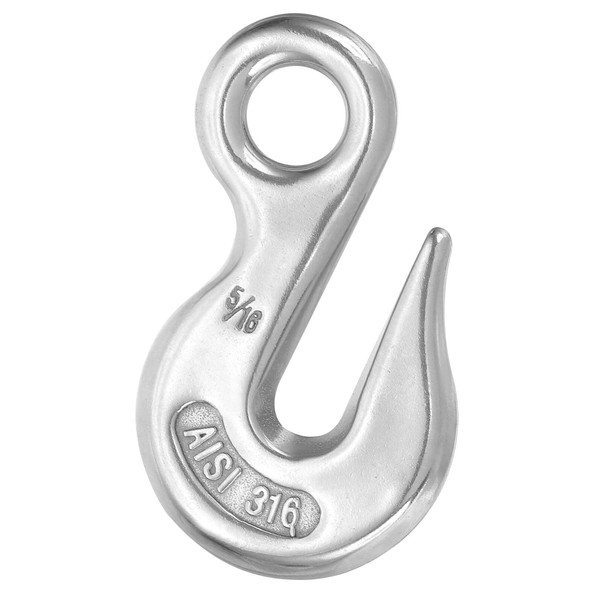 sourcing map Eye Grab Hook, 5/16" 316 Stainless Steel Chain