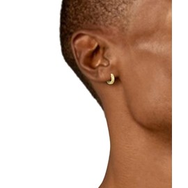 Lacoste Men's L'ESSENTIEL Collection Hinge Earrings Embellished with petit piqué pattern - 2040126