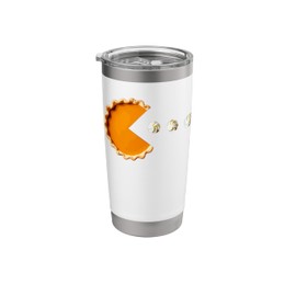 Funny Thanksgiving Day Pumpkin Pie Tee Harvest Festival Stainless Steel Insulated Tumbler