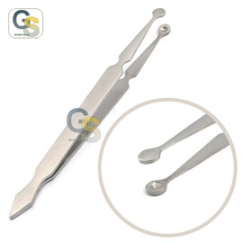 G.S BEAD BALL HOLDING TWEEZERS 4 1/2 PIERCING TOOL by G.S Beauty