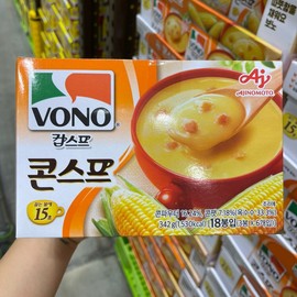 Bono Bono Corn Soup 18 Pieces Corn Cream Mushroom / 보노 보노 콘 스프 18개입 옥수수 크림 버섯