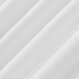 No. 918 Reman 2-Pack Twist Tab Linen Texture Semi-Sheer Tab Top Curtain Panel Pair, 40" x 84", White