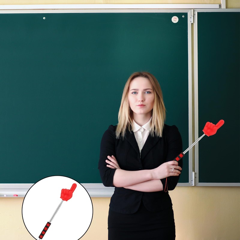 Big Extendable Pointer Finger Stick, Teacher Pointer Stick for Classroom