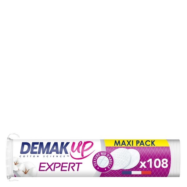 Demak'Up Duo+ - Make-up removing wipes, 108 disks