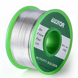 AUSTOR 0.6mm Lead Free Solder Wire with Rosin Core