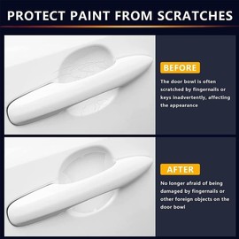 Protectores para Manija de Puerta de Coche para KIA Sportage 2017-2021, 8pcs Protector de la Manija del Automóvil, Impermeable Antiarañazos, Transparente