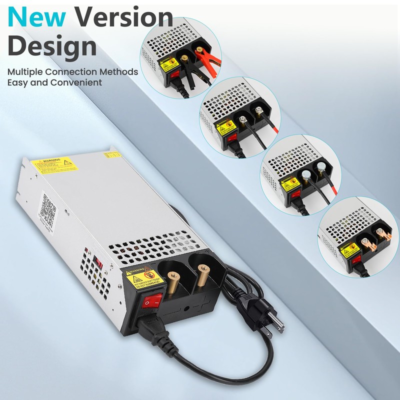 VIXKPIRR DC 12V 100A 1200W Power Supply, 110V AC to