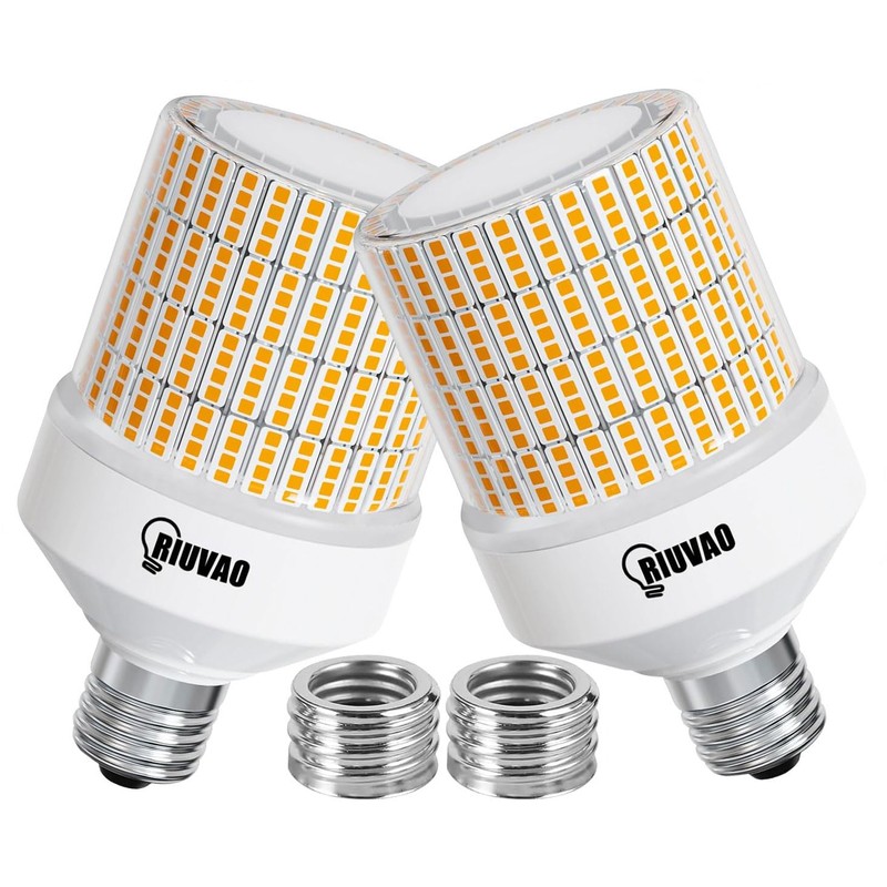 RIUVAO 70W LED Corn Light Bulb, 700W Equivalent 9100LM, 3000K
