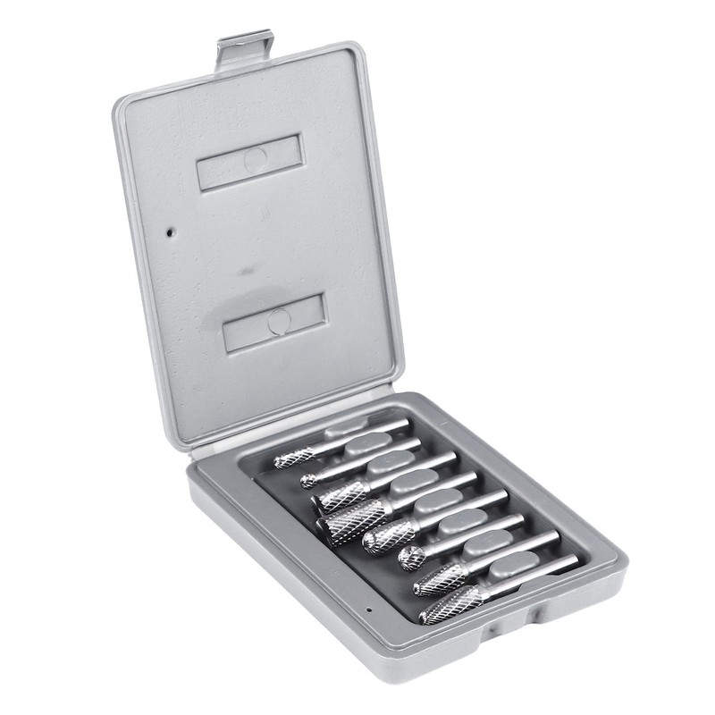 8PCS Set Stone Carving Set Tungsten Steel Rotary Polishing Rotary