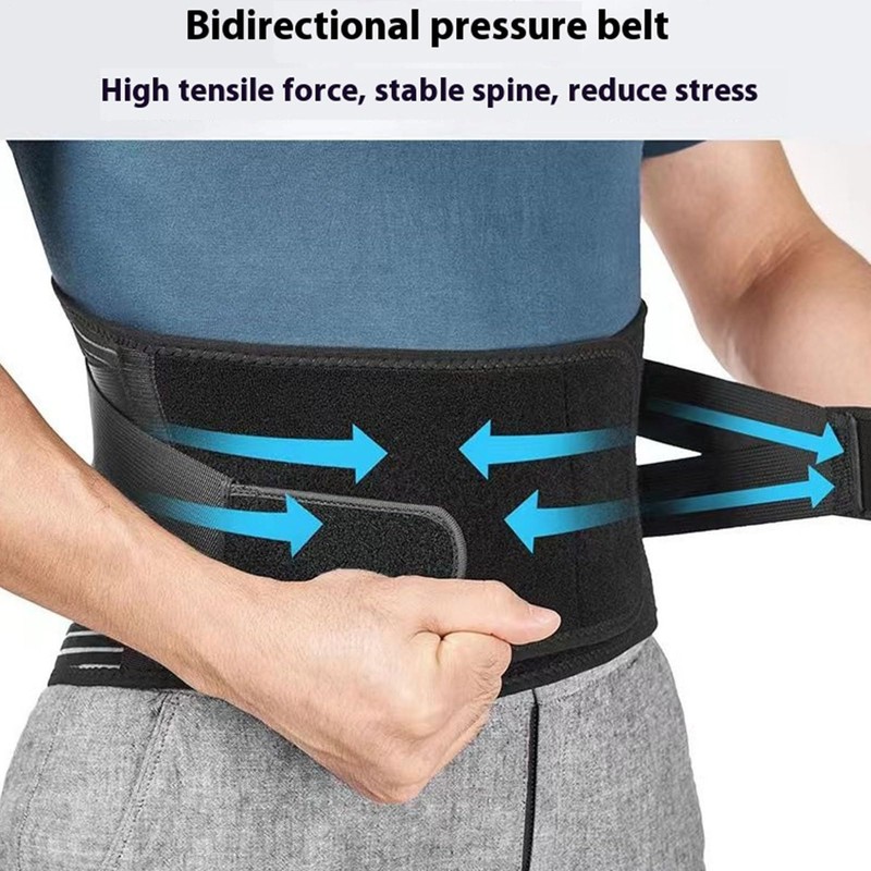 Lumbar Support Belt,Compression Lumbar Brace Lower Back Belt - Fitness