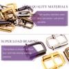 Swpeet 60 x 25mm Heavy Duty Bronze Metal Buckles