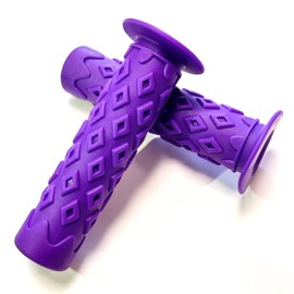 Specialized Replacement Bike Grips, for Beach Cruiser Razor Scooter Foldable Mountain Bicycle Tricycle BMX MTB (Purple)