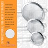 U.S. Kitchen Supply Set of 3 Stainless Steel Conical Strainers