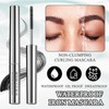 Wimperntusche, Metal Mascara, Mascara Metallbürste, Lang und Gelockt, Gleichmäßig und