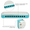 Blues Harmonica 10-Hole Mouthorgan Ab Key Portable Wind Instrument High