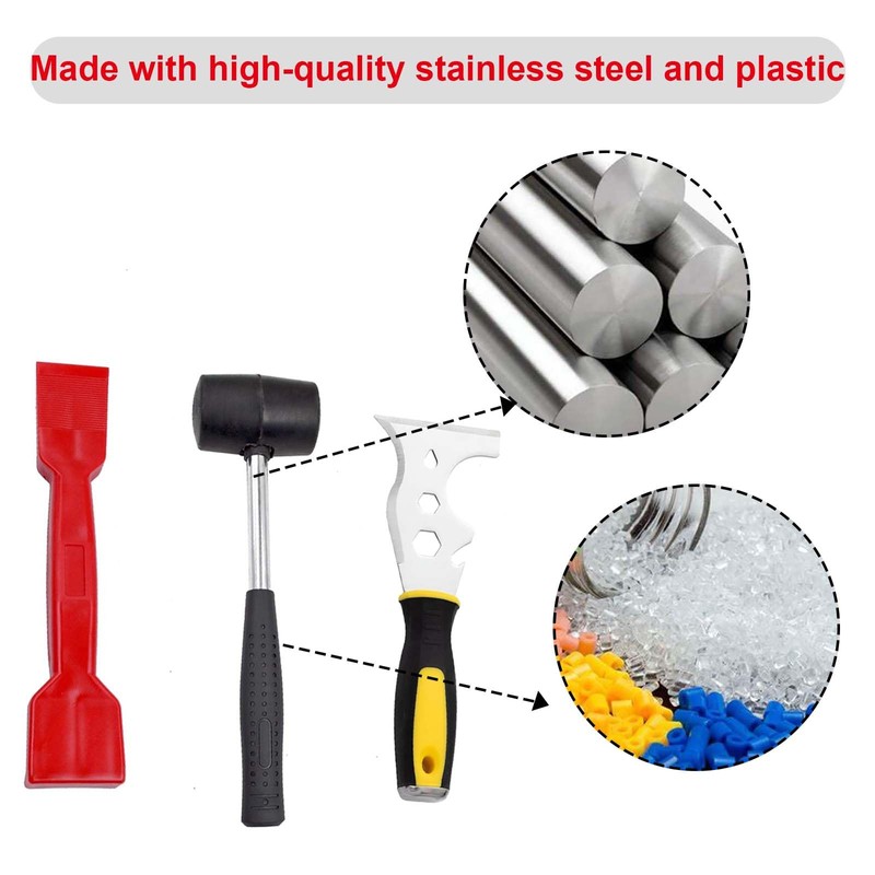Wjelet Glazing Tools Bundle, 13 in 1 Window Fitting Tools