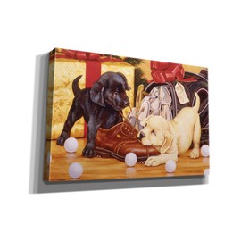 Epic Graffiti 'Lab Golf' by Christopher Nick, Canvas Wall Art, 18"x12"