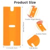 Aleric 200Pieces Plastic Razor Blades, Double Edged Plastic Blade for