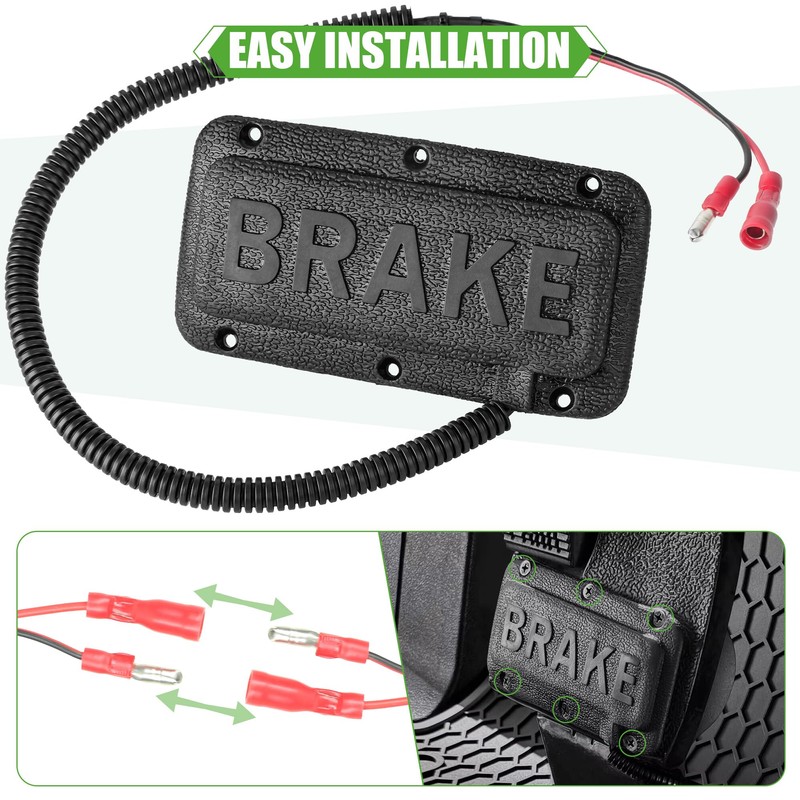 10L0L Universal Golf Cart Brake Light Switch/Brake Pad for Yamaha