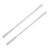 CHILDWEET 2pcs Stainless Steel Scraper Laboratory Spatula Supplies Micro Scoop