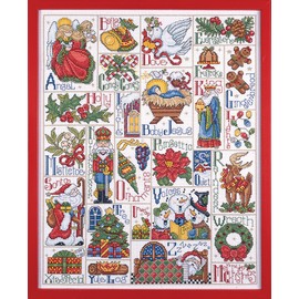 Design Works Crafts Christmas ABC Counted Cross Stitch Kit, Multi
