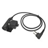 HELETUL 2 Pin U94 Ptt Push-to-Talk Button U-94 Headset Adapter