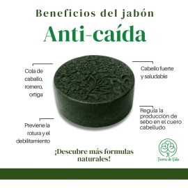 Jabón Anti Caída Nutre Y Fortalece El Cabello Desde La Raíz