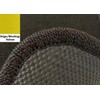Yellow Edge Custom Fit Front & Rear Carpet Floor Mats,